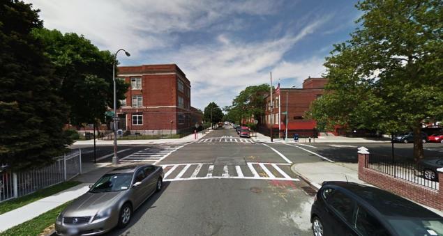 The attack took place as the man was walking on Watson and Pugsley Aves. in Parkchester with 9-year-old girl on Friday cops said. The girl was not hurt in the incident