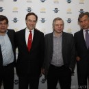 L-R: Mario Sergio Franco – President of Itavema Group, Umberto Uccelli - MV Agusta Commercial Director, Creso Franco – Dafra Motos´s President, Massimo Bordi - MV Agusta Executive Vice President