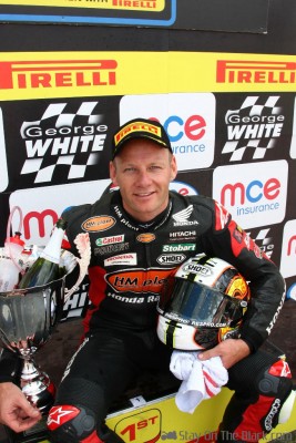 Race 2 winner Shakey Byrne - Brands Hatch 2011