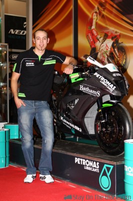Peter Hickman with the MSS Bathams Kawasaki