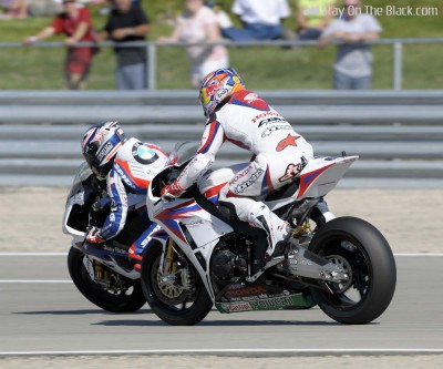 Jonathan Rea & Marco Melandri - Miller Motorsports Park 2012 Jonathan Rea & Marco Melandri - Miller Motorsports Park 2012